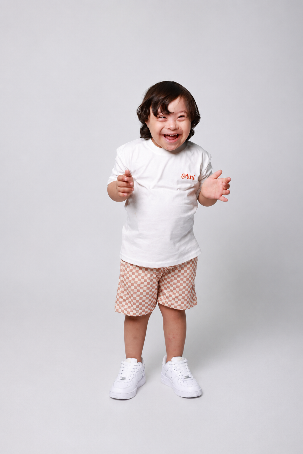 Baby boy cotton 2-piece outfit set / orange z