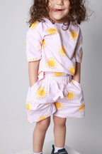 baby girls cotton 2-piece outfit set / sun