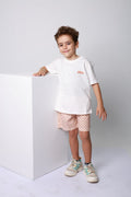 Baby boy cotton 2-piece outfit set / orange z